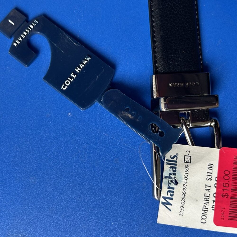 NWT Cole Haan reversible large men's belt